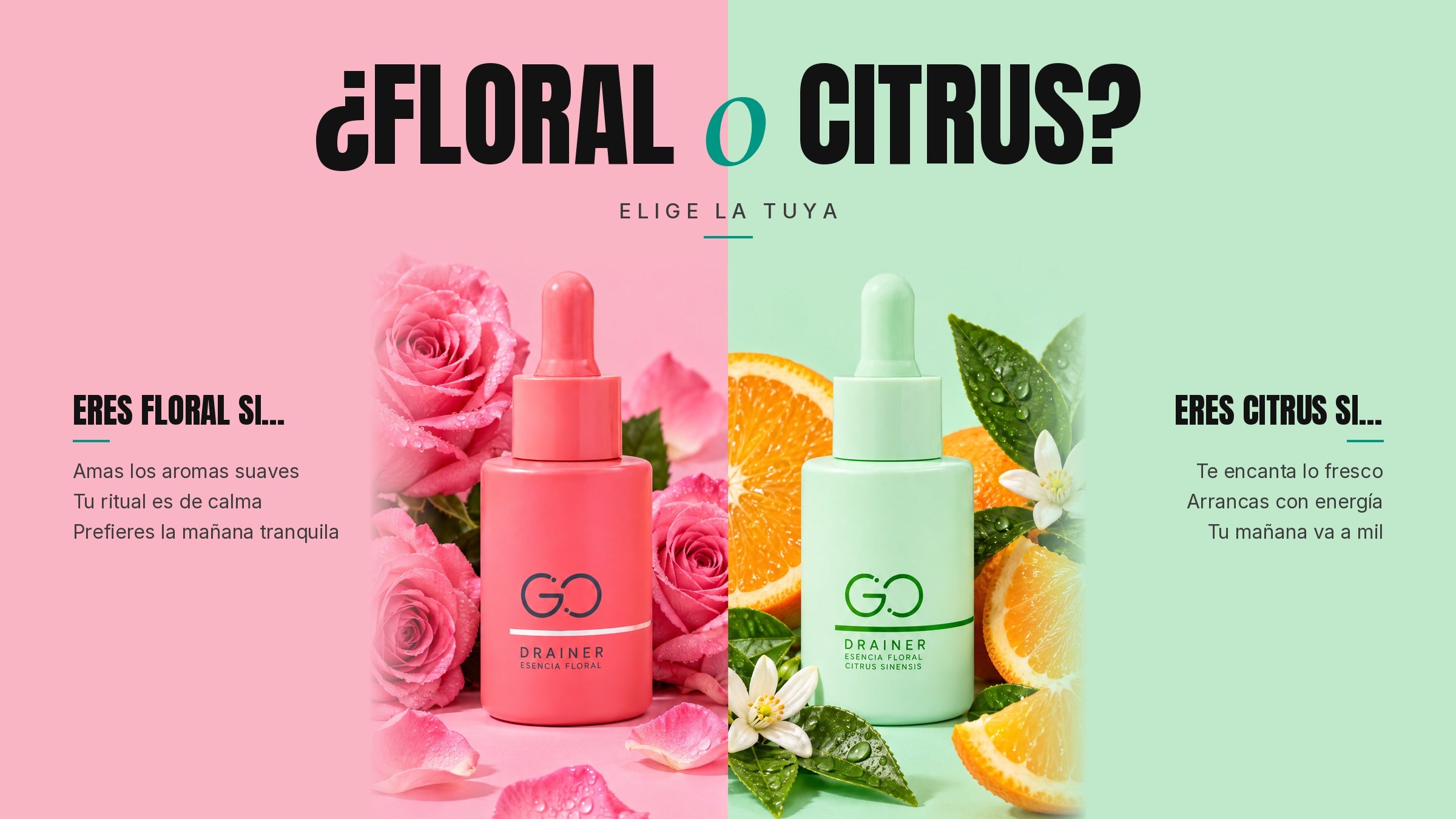 GO Drainer esencia floral