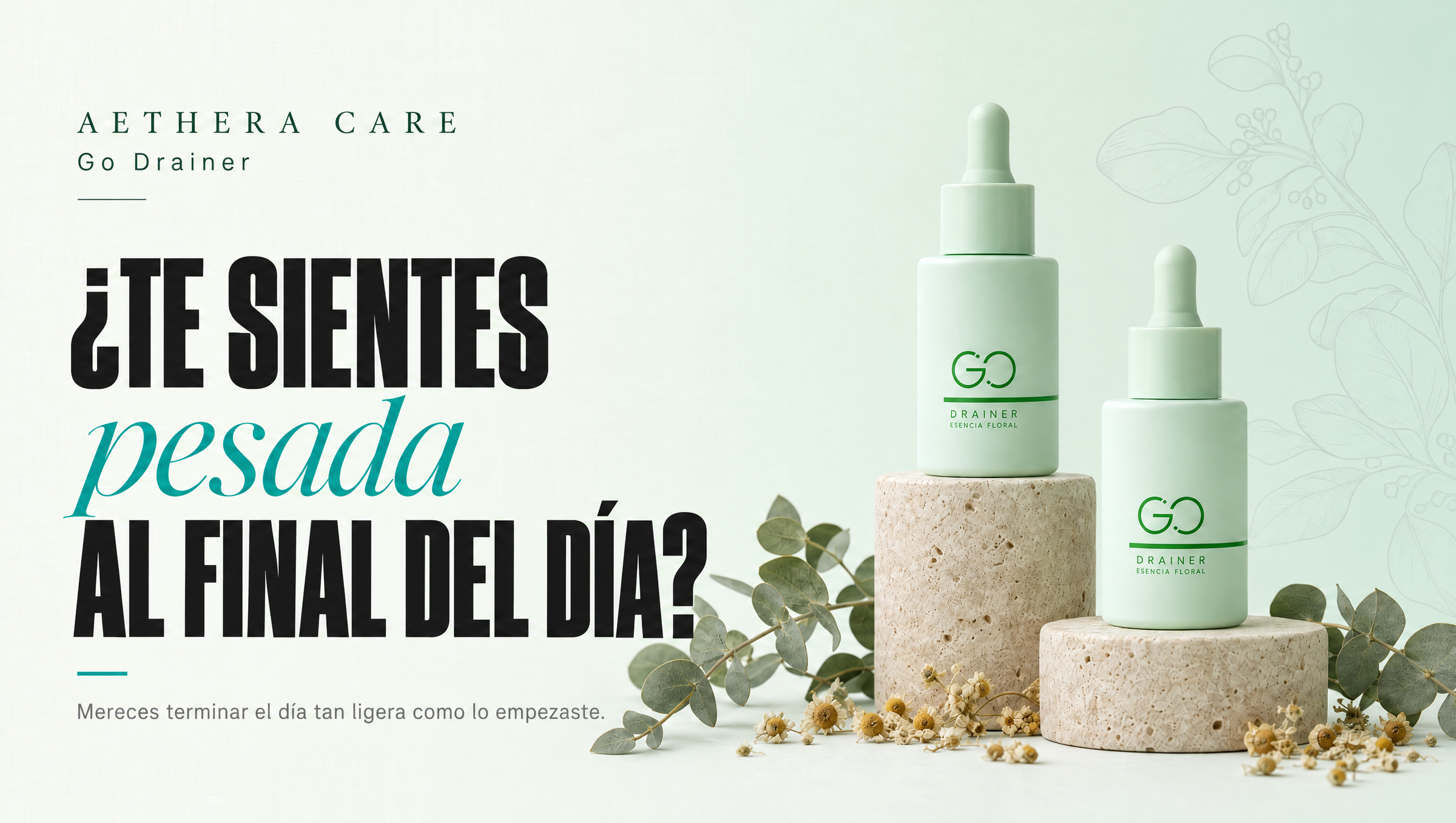 GO Drainer esencia floral 30 ml